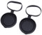 2Pcs Protective Rubber Objective Lens Covers Fits for Binoculars Monoculars with Outer Diameter 61-64mm