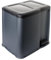 Sustania Poubelle de cuisine avec système de tri à 2 compartiments, 20 l (14 l et 6 l), à pédale, fabriquée en UE