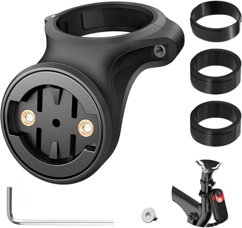 Support Radar Tige de Selle avec 5 Accessoires, 27.2-31.6mm