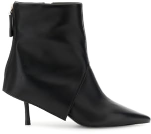 CAFèNOIR - Tronchetti Con Risvolto In Pelle, Da Donna, Colore Nero, Taglia 39