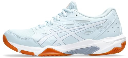 ASICS Women's Gel-Rocket 11 Volleyball Shoes, Cool Grey / Weiß, 41.5 EU