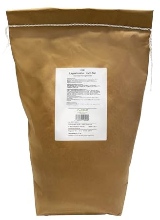 Carl Wolf Legestruktur - 3 kg - Alleinfuttermittel für Legehennen & Hühner - mit Karotte & Oregano - enthält wichtigen Nährstoffe