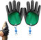 MOAZIFI Landehandschuh Hecht, Wels Angeln, Wasserdicht Angel Handschuhe Mit Magnetverschluss, Für Den Sicheren Umgang Mit Hecht Zander Wels, Angelhandschuhe Stichfest Anti Schnitt