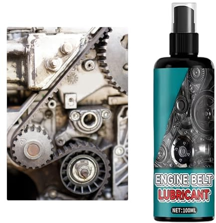 Trattamento Anti-Scricchiolio Per Cinghie,Riduzione Rumore E Silenziatore,Spray Trattamento 100 ml per Cinghie Auto - Per Distribuzione Trasmissione Alternatore SUV Camion Pickup Scooter Interno