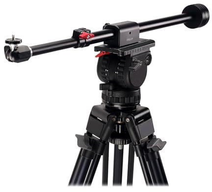 Pértiga PROAIM para cámara de fotografía y Video aérea. para Vistas aéreas de cámara y Mesa. Brazo telescópico de 58 a 101 cm. Incluye rótula y Adaptador de Montaje para trípode (P-OHBP-01).