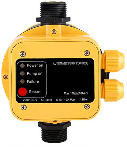 Pressostato Pompa Acqua, Pressostato Della Pompa, Regolatore Elettrico Del Pressostato Automatico Della Pompa Dell'acqua Con Accessorio per La Casa Del Manometro