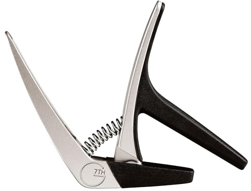 G7th Nashville Capo Ukelele Plata – Capotraste Ligero con Muelle – Rendimiento Rápido y Fiable – Capo de Ukelele Galardonado – Diseñado en el Reino Unido