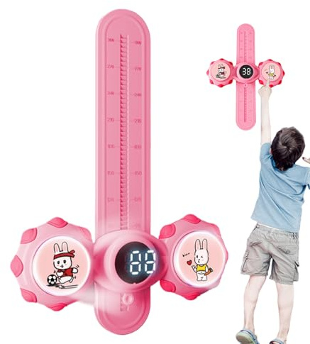 Bsbkoj High Training Touch Counter, LED Voice Broadcast Height Trainer, Intelligent Tools Kids, Interactive and Fun Design, 14,96 x 10,63 x 2,56 pollici, for Children Height Tracking