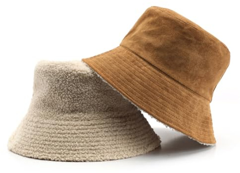 YAMEE Cappello da Pescatore Invernale Donna Reversibile,Cappello Donna Invernale Antivento Traspirante,Berretto Pescatore per Escursionismo,Viaggi,Campeggio