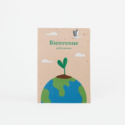 Carte Plantable - Bienvenue | Message Symbolique qui Donne Vie | Idée Cadeau Originale pour Naissance ou Baby Shower | Resetea