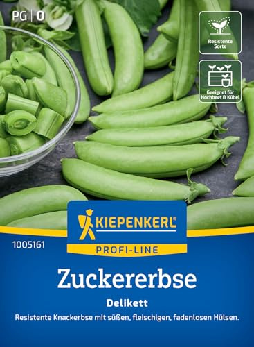 Kiepenkerl Zuckererbsensamen Delikett 1005161, Gemüsesaat