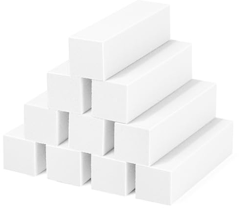 AOOSA 10PCS Bloque Pulidor Uñas, Bloque Profesional para Pulir y Pulir Uñas