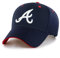 Fan Favorite Atlanta Braves Cap Verstellbare Mütze Navy, Marineblau, Einheitsgröße