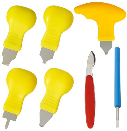 7 Stück Uhrenöffner Werkzeug Set, Uhrengehäuseöffner Uhrendeckelöffner Entferner Tool Kit, Gehäuseöffner Uhrenreparatur Reparatur Uhrmacherwerkzeug für Verschiedene Größen Arten von Armbanduhren