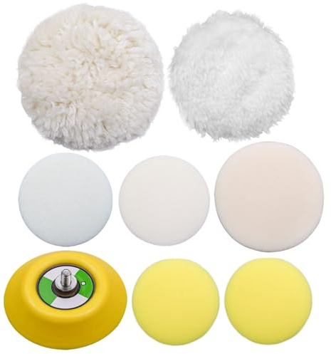 Buffing Polishing Pads Kit Fit for Milwaukee Electric Tools M12 Spot Polisher/Sander, Sander Accessory Kit Replacement Polishing Pad Replace 49-36-2438