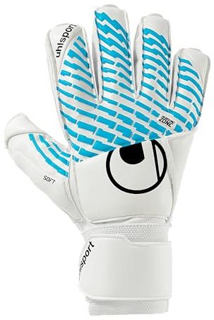 uhlsport Gants de Gardien de But de Football Fangmaschine Cybertec - Soft - Gants de Gardien de But de Football pour Enfants avec stabilisation des Doigts