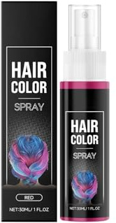 Temporary Hair Colour Spray, Washable Hair Spray Colour, Coloured Hair for Temporary Styling, Instant Colour Coverage for Cosplay, Quick Hair Colouring (Hot Pink)