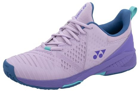 YONEX Damen Power Cushion Sonicage 3 Clay Tennisschuhe Sandplatzschuh Flieder - Lila 39
