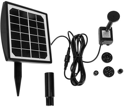 CAXUSD 1set Fontana Solare Creativa Per Giardino Pompa Energetica Per Decorazione Esterni Per Laghetti e Spazi Verdi Facile Da Installare Risparmio Energetico Design Elegante