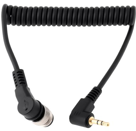 OTOTEC Cable de disparador remoto N1Camera de 2,5 mm compatible con Nikon D850 D5 D500 D4s D4 D810 D800 D800E
