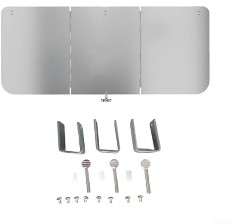 Opatiny Aluminum Patio Heater Deflector Panel Wind Shield for Mushroom Pyramid Outdoor Gas Heaters