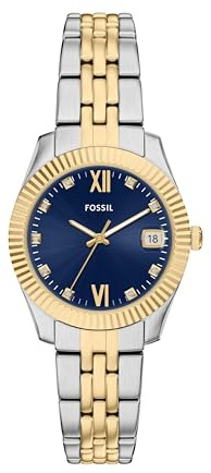 Fossil Women's Watch, Scarlette Quartz Stainless Steel Three-Hand Watch for Women