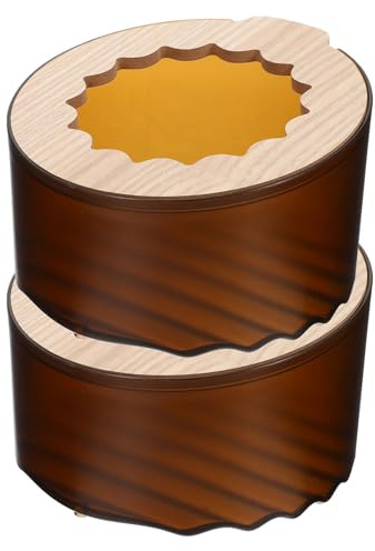Veemoon 2pcs Hamster Sand Bath Box Small Animal Bath Container for Dwarf Hamsters Gerbils Mice Sand House
