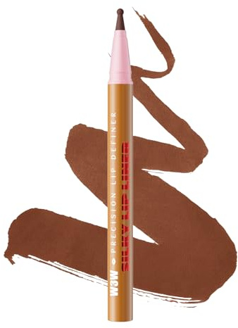 W3W Lipliner wasserfest,Lip liner stain,lippenkonturenstift,definiert die Lippenkonturen präzise,lipliner braun,#06 Braun-Flüster