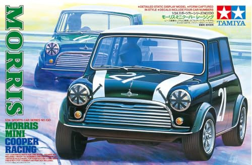 Tamiya 24130 1:24 Morris Mini Cooper Racing Byggsats Bilmodell