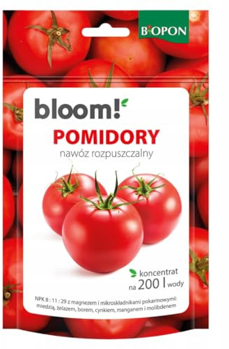 Concime per pomodori in vaso 200g - fertilizzante NPK idrosolubile per 200L