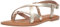 Amazon Essentials Women's Casual Strappy Sandal, Gold, 4.5 UK