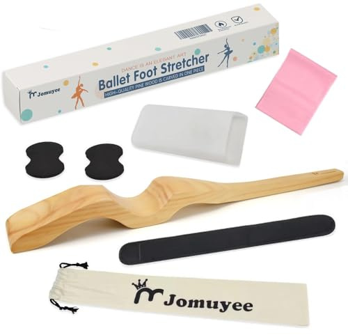 Jomuyee Ballet Foot Stretcher Set Original Pine Dance Feet Arch Enhancer for Dancer, Gymnastics, Yoga People