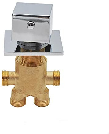 AFUDER Split Piece Baignoire Cascade Robinet Douche Bain Mélangeur Robinet Manière Inverseur Vanne De Commande En Laiton Froid Eau Chaude Mélangeur