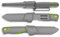 Ganzo G807-GY Feststehendes Messer, 9CR14 Edelstahlklinge, ergonomischer Anti-Rutsch-Griff, Camping, Jagd, Angeln, Outdoor, EDC-Messer mit Scheide (Grau)