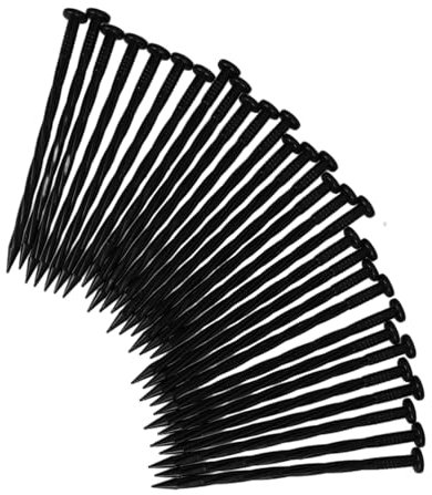 MOBUTOFU 30 Stücke Garten Rasen Stakes Landschaft Stakes Landschaft Heringe Rasen Befestigungs Nägel Landschaft Garten Stakes Camping Baldachin Nagel