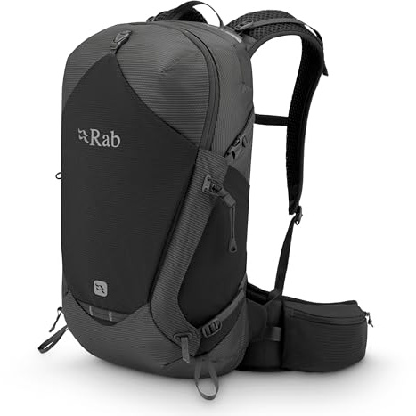 Rab Protium 20-Liter Lightweight Backpack - Comfortable Daypack for Hiking & Trekking - Anthracite - Medium/Large