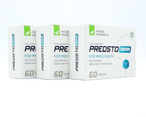 Predstonorm – Integratore alimentare con ingredienti naturali composizione unica di estratto di semi di zucca, estratto di saw palma, radice di ortica. 60 capsule (3)