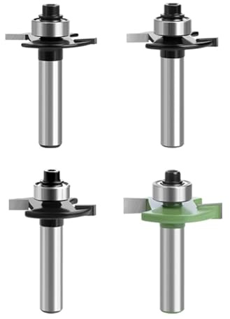 Fresa per fresa superiore, fresa a disco per fresa superiore, 8 mm, codolo 2 mm, 3 mm, 4 mm, 5 mm, con cuscinetti a sfera, utensili per la lavorazione del legno, fresa a a filo per il taglio del legno