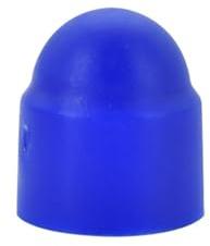 Hattmutter Hex Acorn Dome Head, Sexkantsskruvskydd PE-plast Kupolmutter Skyddskåpor Flerfärgade M3 till M24(Blue,M12x19x23-10pcs)