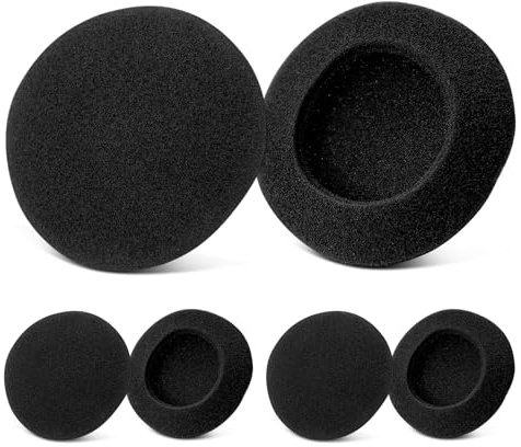 Almohadillas de repuesto para auriculares Sennheiser - Espuma de repuesto para Sennheiser EPOS PC 8 USB, auriculares de espuma para auriculares con micrófono, almohadillas para PC 2/3/5 chat