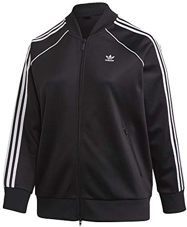 adidas Originals Super Star Trainingsjacke für Damen - Schwarz - X-Groß