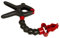 Lisle 70450 Taschenlampenhalter mit Klemme, Schwarz, Rot