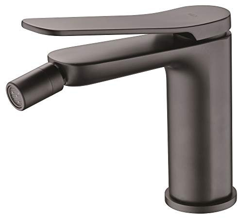 Mice - Grifo monomando de Bidet, Griferia WC, Agua fria/caliente - Grifo higienico - Serie Dinamarca Color Negro Mate - BDR031-2NG