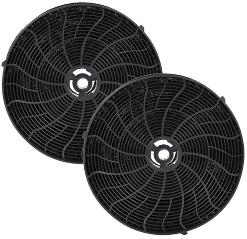vhbw 2x Filtres à charbon actif compatible avec Samsung NK24N9804VB/UR, NK36M7070VS/EF, NK36M7070VB/UR, NK36M7070VB/EF hotte aspirante