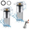 Editbar 2 tapones para lavabo con colador, tapón de desagüe pop up con colador, tapón de desagüe para baño o cocina