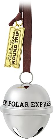 Hallmark Keepsake Christmas Ornament 2025, The Polar Express Santa's Sleigh Bell 2025, Metal, Christmas Movie Gifts