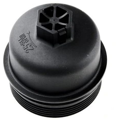 MKAREPART Tappo di copertura per filtro dell'olio del motore dell'auto compatibile con Transit MK7, Mondeo MK4 Berlingo C2 C3 C4 C5 C8 1007 206 207 307 308 407 3M5Q6737AA 1103.L7 1303477
