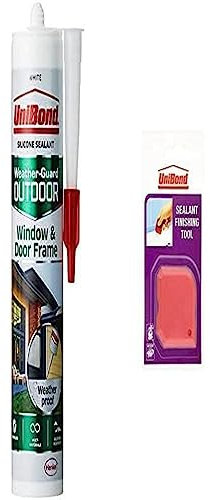 Unibond Outdoor Window And Door Frame Sealant White Including Finishing Tool