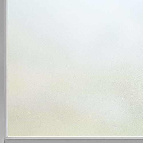 Pellicola Oscurante per Vetri 40 x 120 cm Adsorbimento Elettrostatico, Privacy, Riutilizzabile Pellicole Adesivo Vetro Decorativi, per Ufficio e Casa, Opaco puro