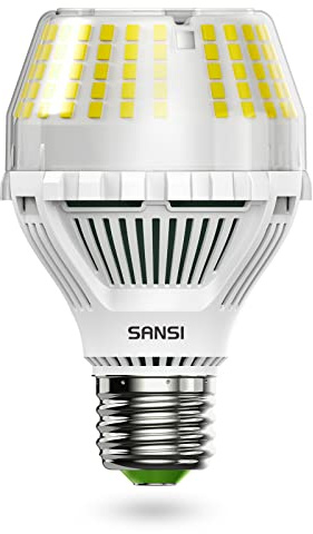 SANSI Dimmbar E27 LED Lampe, 17W (ersetzt 150W) LED Leuchtmittel, 2500 Lumen 5000K Tageslichtweiß A19 Birne, Superhell Energiesparende Lampe für Küche, Büro, Schlafzimmer, Garage